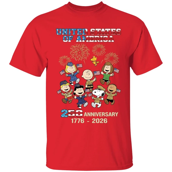 The Peanuts Usa 250th Anniversary 1776 2026 Shirt - Image 7