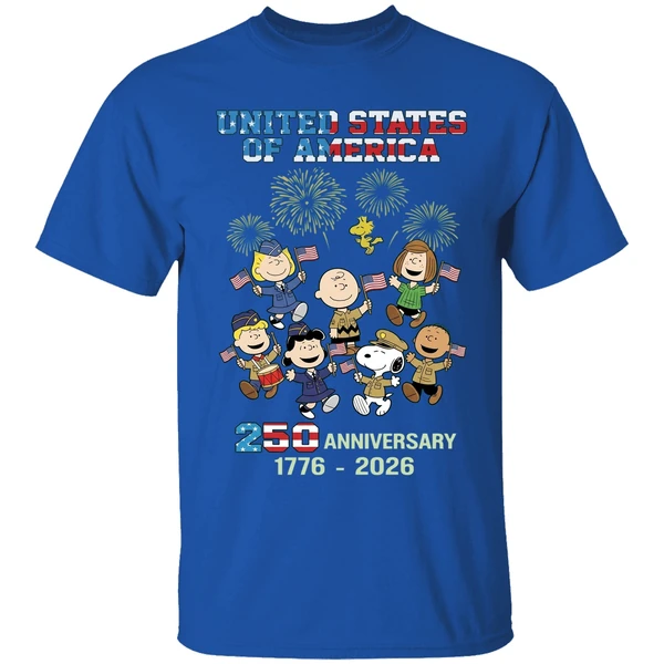 The Peanuts Usa 250th Anniversary 1776 2026 Shirt - Image 8