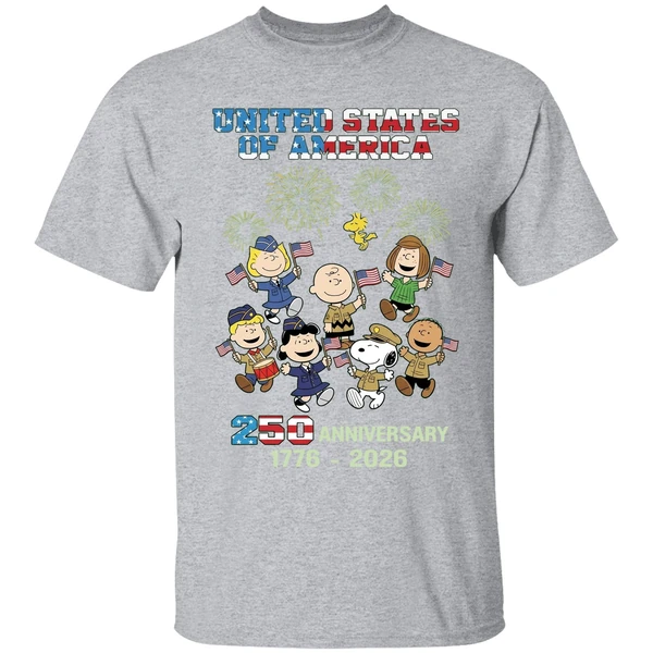 The Peanuts Usa 250th Anniversary 1776 2026 Shirt - Image 9