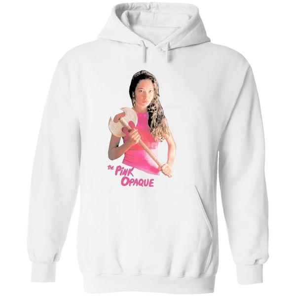The Pink Opaque Isabel I Saw The Tv Glow Axe Hoodie - Image 8