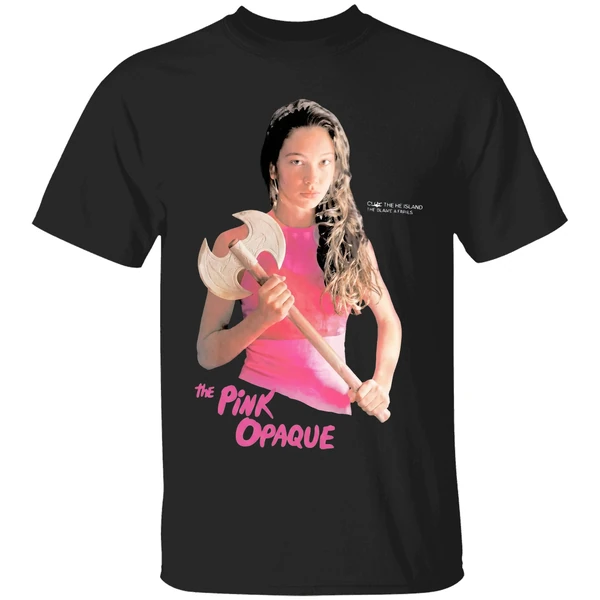 The Pink Opaque Isabel I Saw The Tv Glow Axe Shirt
