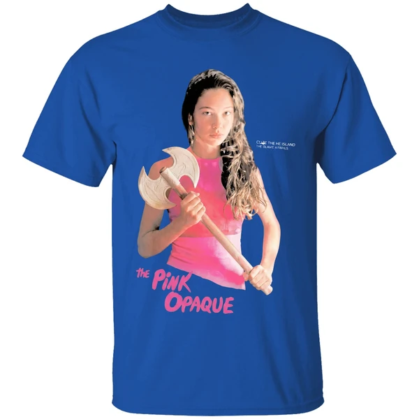 The Pink Opaque Isabel I Saw The Tv Glow Axe Shirt - Image 8