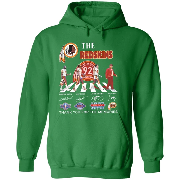 The Redskins 92th Anniversary Thank You For The Memories Hoodie - Image 2