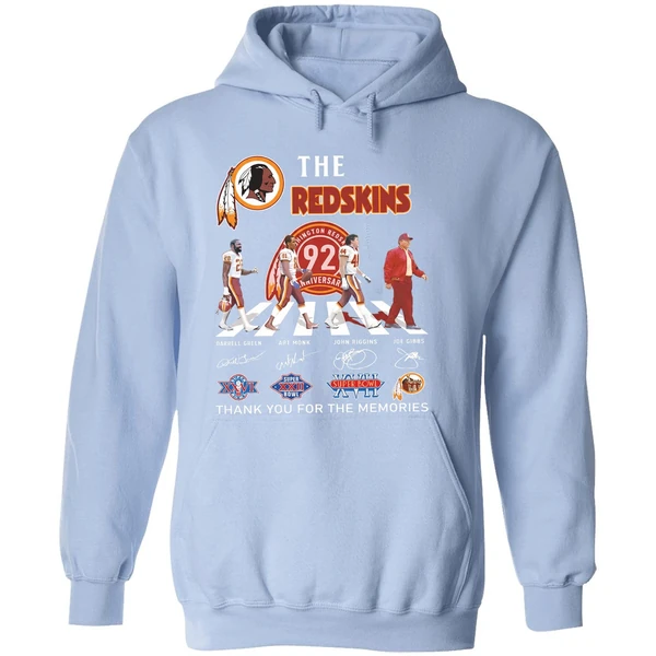 The Redskins 92th Anniversary Thank You For The Memories Hoodie - Image 4