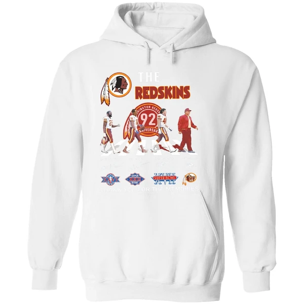 The Redskins 92th Anniversary Thank You For The Memories Hoodie - Image 8