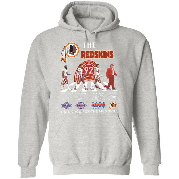 The Redskins 92th Anniversary Thank You For The Memories Hoodie - Image 9