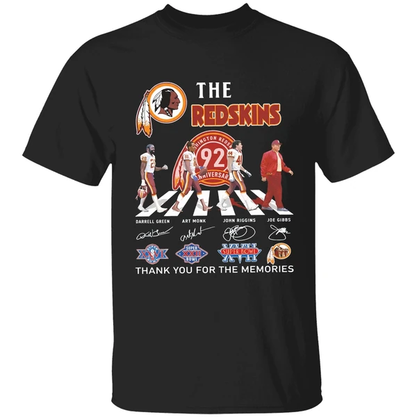 The Redskins 92th Anniversary Thank You For The Memories Shirt