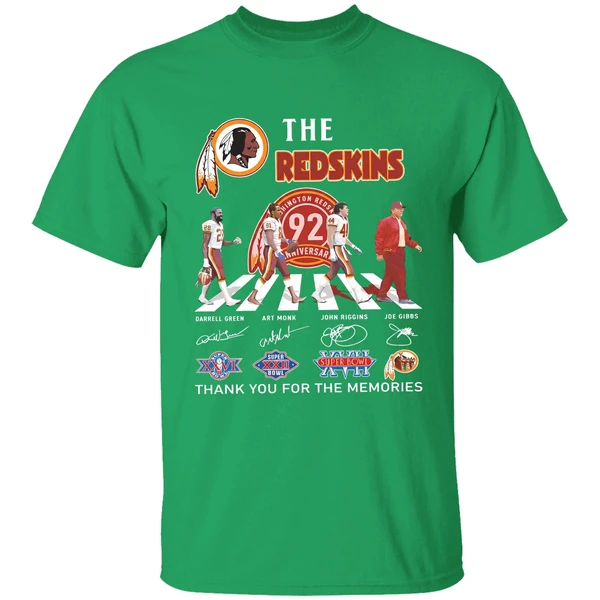 The Redskins 92th Anniversary Thank You For The Memories Shirt - Image 2