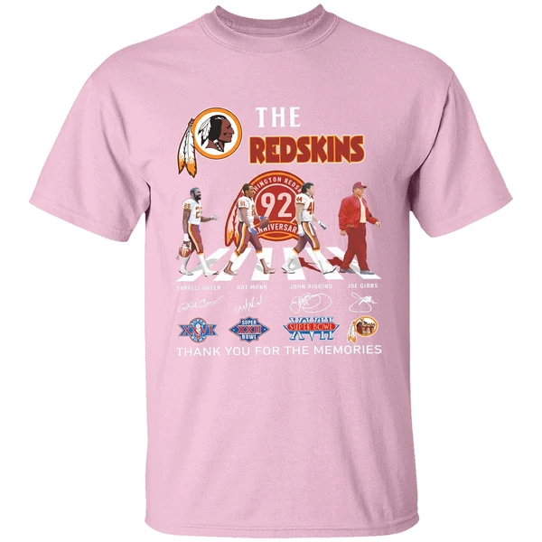The Redskins 92th Anniversary Thank You For The Memories Shirt - Image 3