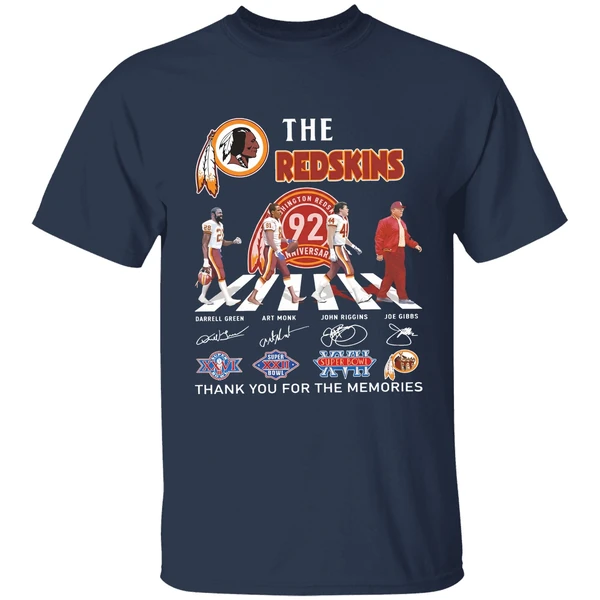 The Redskins 92th Anniversary Thank You For The Memories Shirt - Image 5