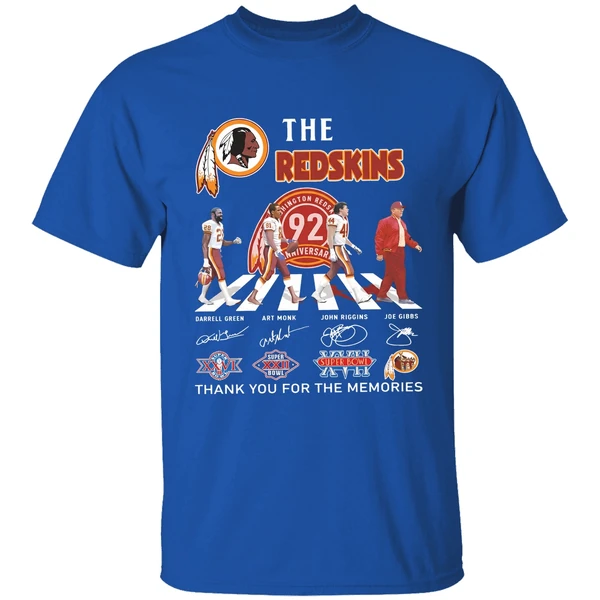 The Redskins 92th Anniversary Thank You For The Memories Shirt - Image 8