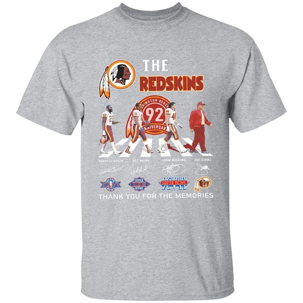 The Redskins 92th Anniversary Thank You For The Memories Shirt - Image 9