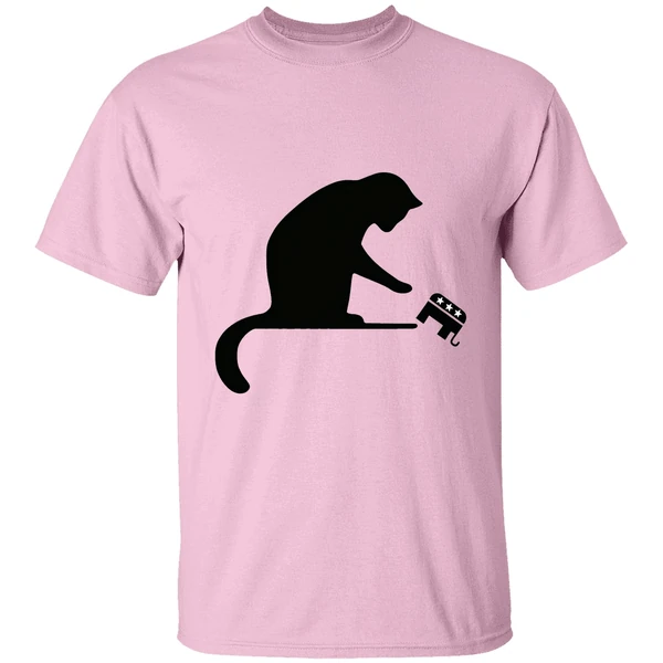 The Revenge Of The Cat Ladies Cats Kamala Harris Gop Elephant Shirt - Image 2