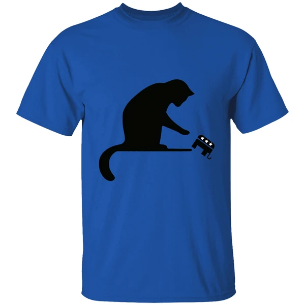 The Revenge Of The Cat Ladies Cats Kamala Harris Gop Elephant Shirt - Image 5
