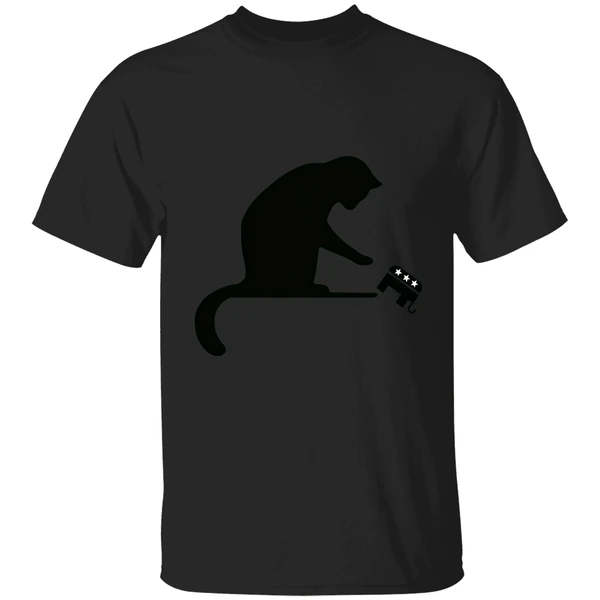 The Revenge Of The Cat Ladies Cats Kamala Harris Gop Elephant Shirt - Image 7