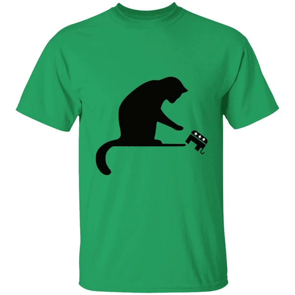 The Revenge Of The Cat Ladies Cats Kamala Harris Gop Elephant Shirt - Image 8