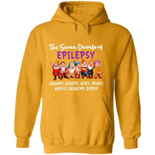 The Seven Dwarfs Of Epilepsy Grumpy Sleepy Achy Shaky Nervy Grouchy Dopey Hoodie