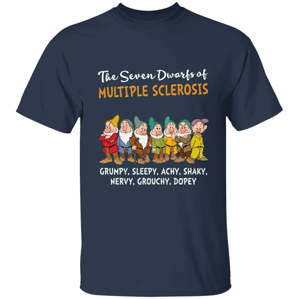 The Seven Dwarfs Of Multiple Sclerosis Clumsy Sleepy Achy Shaky Shirt - Image 5