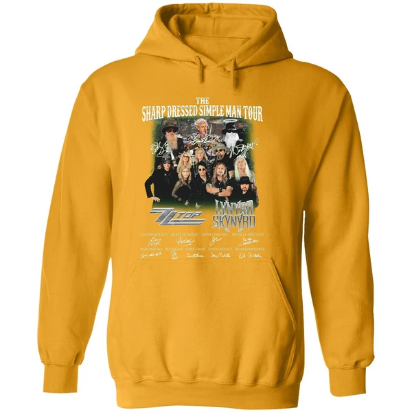 The Sharp Dressed Simple Man Tour Zz Top Lynyrd Skynyrd Hoodie