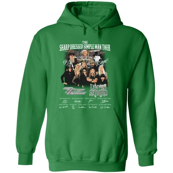 The Sharp Dressed Simple Man Tour Zz Top Lynyrd Skynyrd Hoodie - Image 2