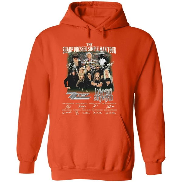 The Sharp Dressed Simple Man Tour Zz Top Lynyrd Skynyrd Hoodie - Image 6