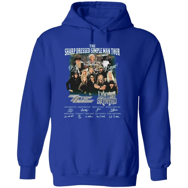 The Sharp Dressed Simple Man Tour Zz Top Lynyrd Skynyrd Hoodie - Image 7