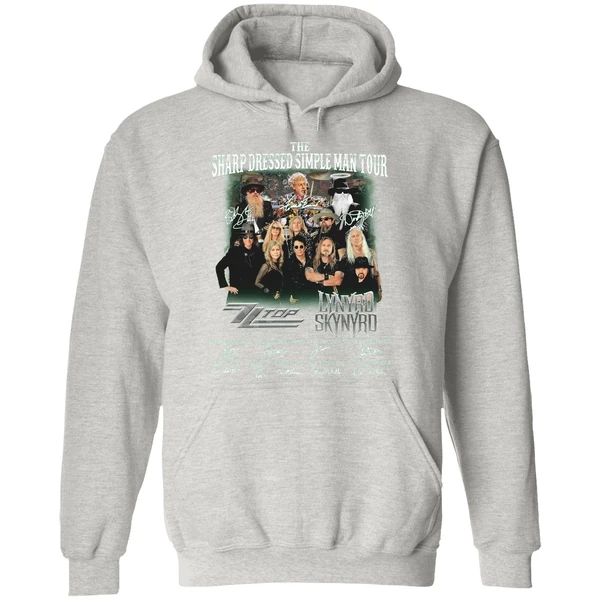 The Sharp Dressed Simple Man Tour Zz Top Lynyrd Skynyrd Hoodie - Image 9