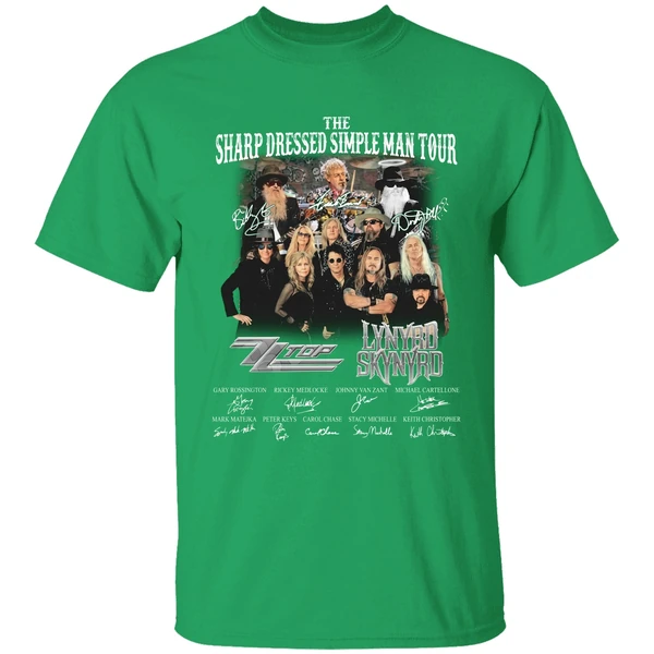 The Sharp Dressed Simple Man Tour Zz Top Lynyrd Skynyrd Shirt - Image 2