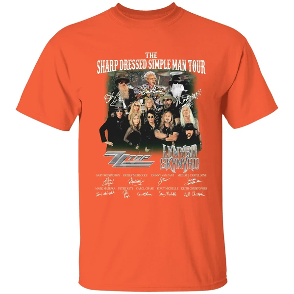 The Sharp Dressed Simple Man Tour Zz Top Lynyrd Skynyrd Shirt - Image 6