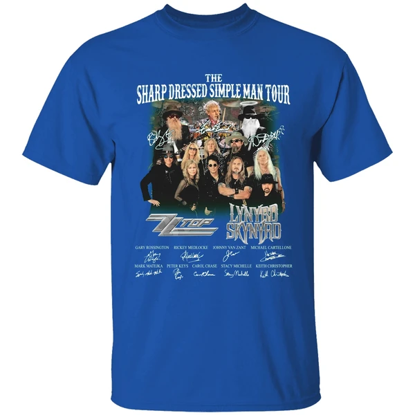 The Sharp Dressed Simple Man Tour Zz Top Lynyrd Skynyrd Shirt - Image 8