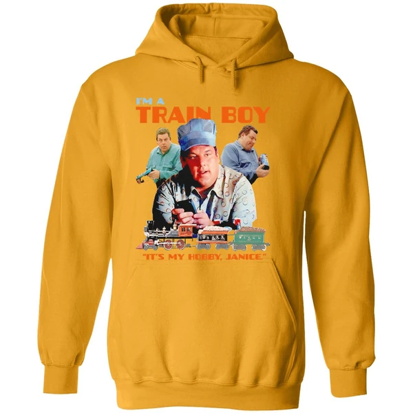 The Sopranos Bobby Baccalieri Im A Train Boy Its My Hobby Janice Retro Hoodie