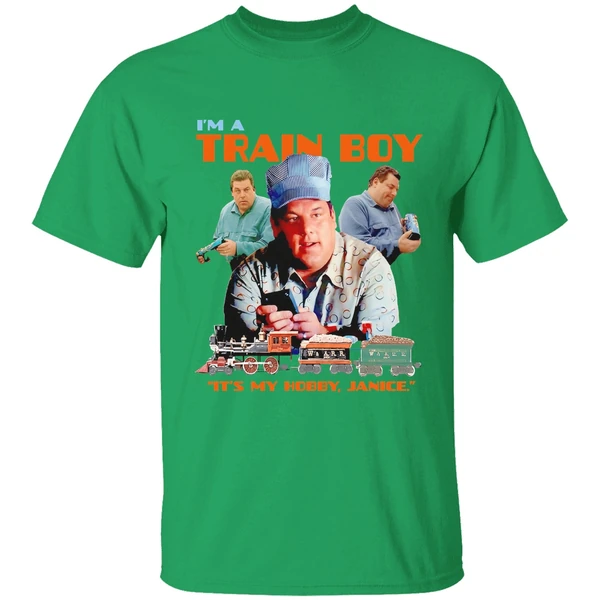 The Sopranos Bobby Baccalieri Im A Train Boy Its My Hobby Janice Retro Shirt - Image 8