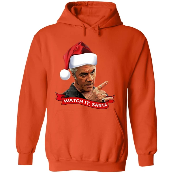 The Sopranos Christmas Paulie Walnuts Watch It Santa Hoodie - Image 6