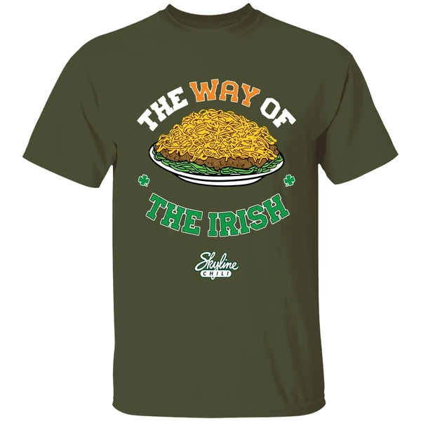 the way of the irish st patricks day shirt militarygreen