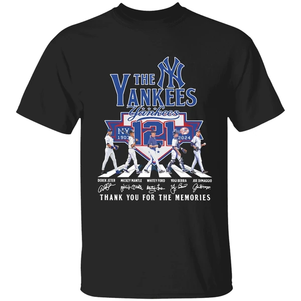 The Yankees 121st Anniversary 1903 2024 Thank You For The Memories Abbey Road Shirt