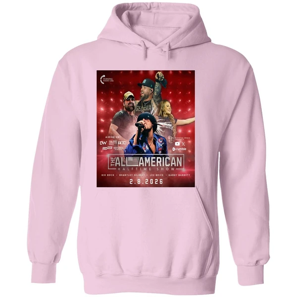 Their Alternative Super Bowl Halftime Show Kid Rock Brantley Gilbert Lee Brice Hoodie - Image 5