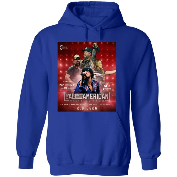 Their Alternative Super Bowl Halftime Show Kid Rock Brantley Gilbert Lee Brice Hoodie - Image 7