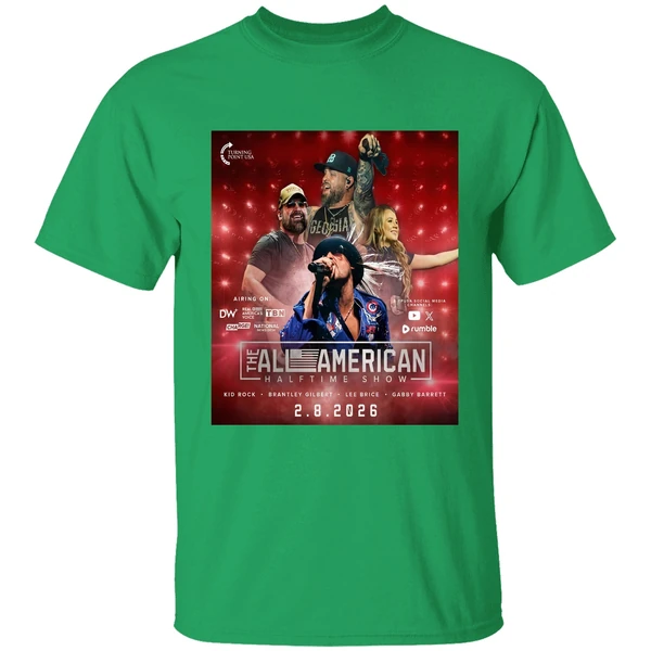 Their Alternative Super Bowl Halftime Show Kid Rock Brantley Gilbert Lee Brice Shirt - Image 2
