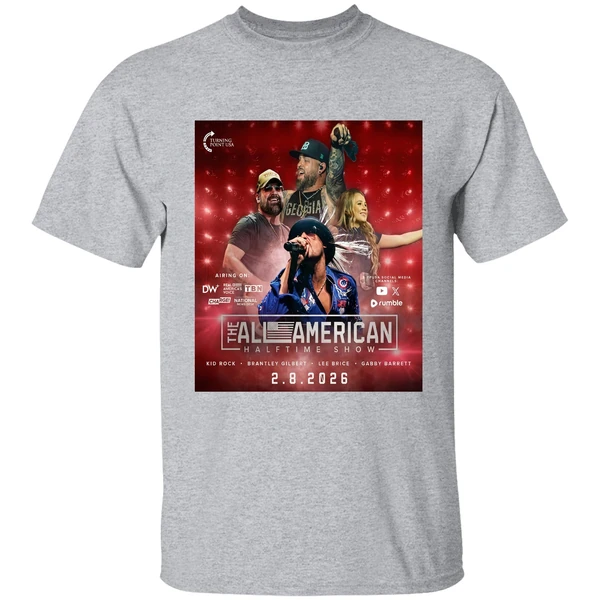 Their Alternative Super Bowl Halftime Show Kid Rock Brantley Gilbert Lee Brice Shirt - Image 9