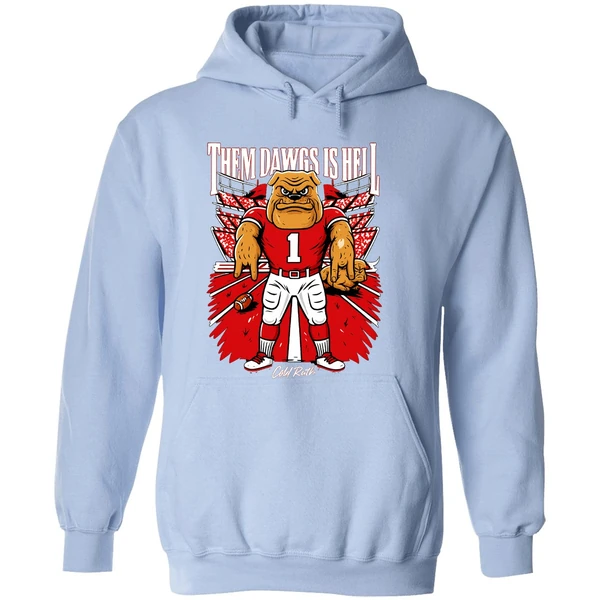 Them Dawgs Is Hell Texas Longhorns Beat Georgia Bulldogs Hoodie - Image 4