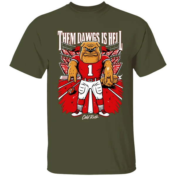Them Dawgs Is Hell Texas Longhorns Beat Georgia Bulldogs Shirt - Image 3