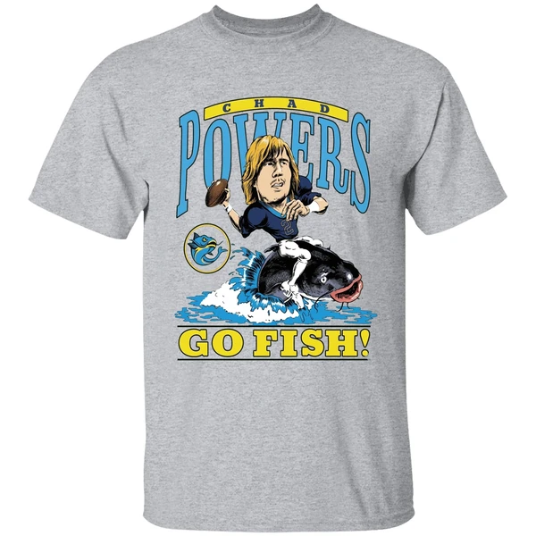 therapuss chad powers go fish shirt sportgrey