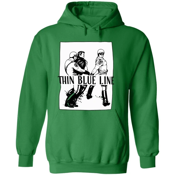 Thin Blue Line Hoodie - Image 2