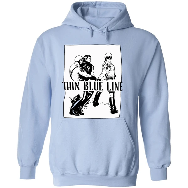 Thin Blue Line Hoodie - Image 4