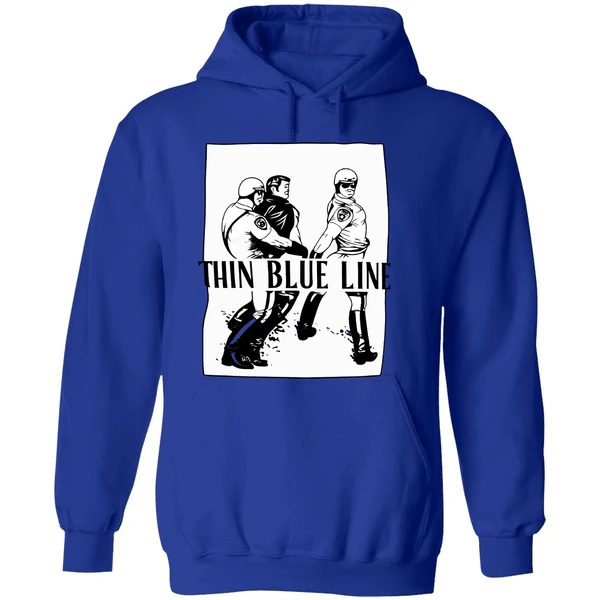 Thin Blue Line Hoodie - Image 7