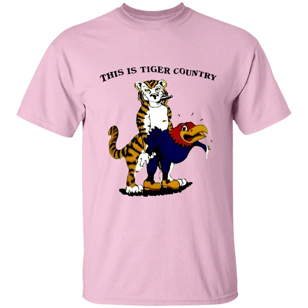 This Is Tiger Country Missouri Tigers Mascot Smoking And Fuck Kansas Jayhawks Shirt - Image 2