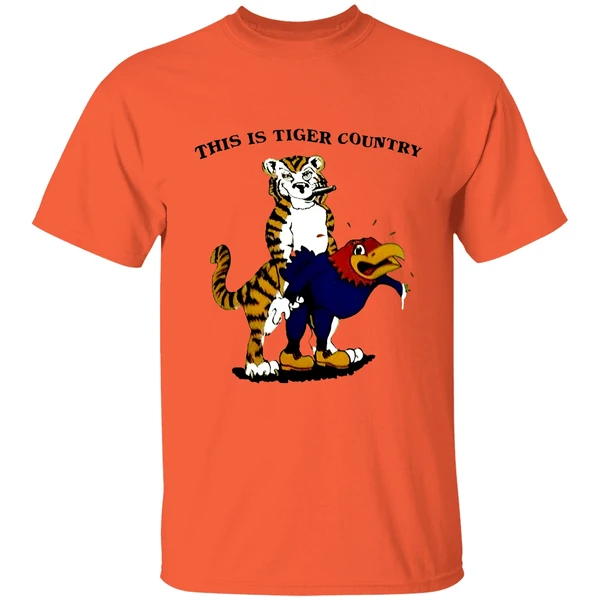 This Is Tiger Country Missouri Tigers Mascot Smoking And Fuck Kansas Jayhawks Shirt - Image 5