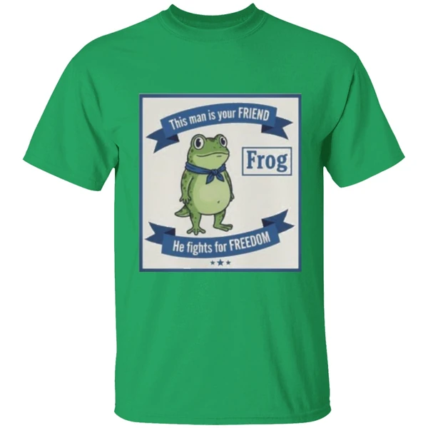 This Man Is Your Friend Portland Frog Protest He Fights For Freedom Shirt - Image 8