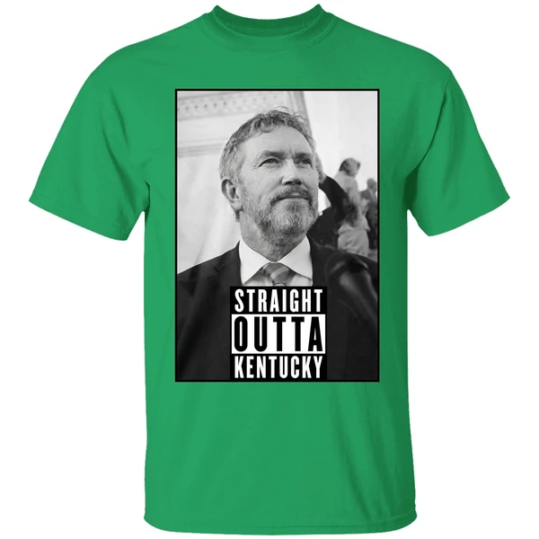 Thomas Massie Straight Outta Kentucky 2025 Shirt - Image 2