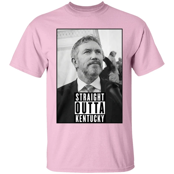 thomas massie straight outta kentucky 2025 shirt lightpink